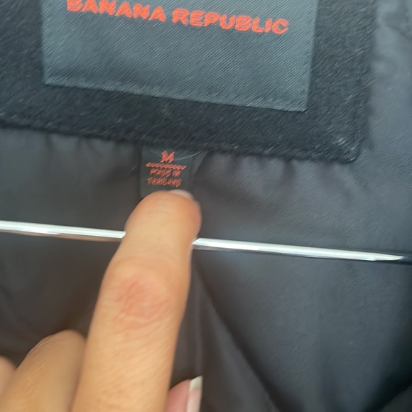 Banana Republic black mens wool blend coat - Picture 9 of 12